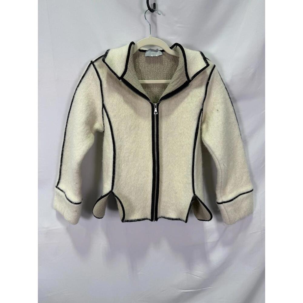 Modern Citizen White Madison Shearling Jacket Size M - Picture 3 of 5